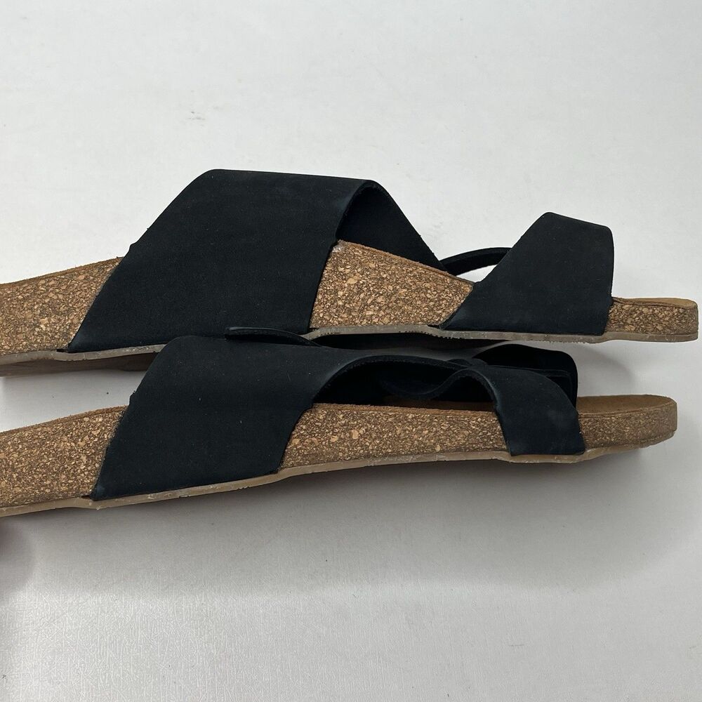 ComfortFusse Handmade Black Suede Comfort Slide Sandals  Women Size 40/9.5 - Picture 8 of 9